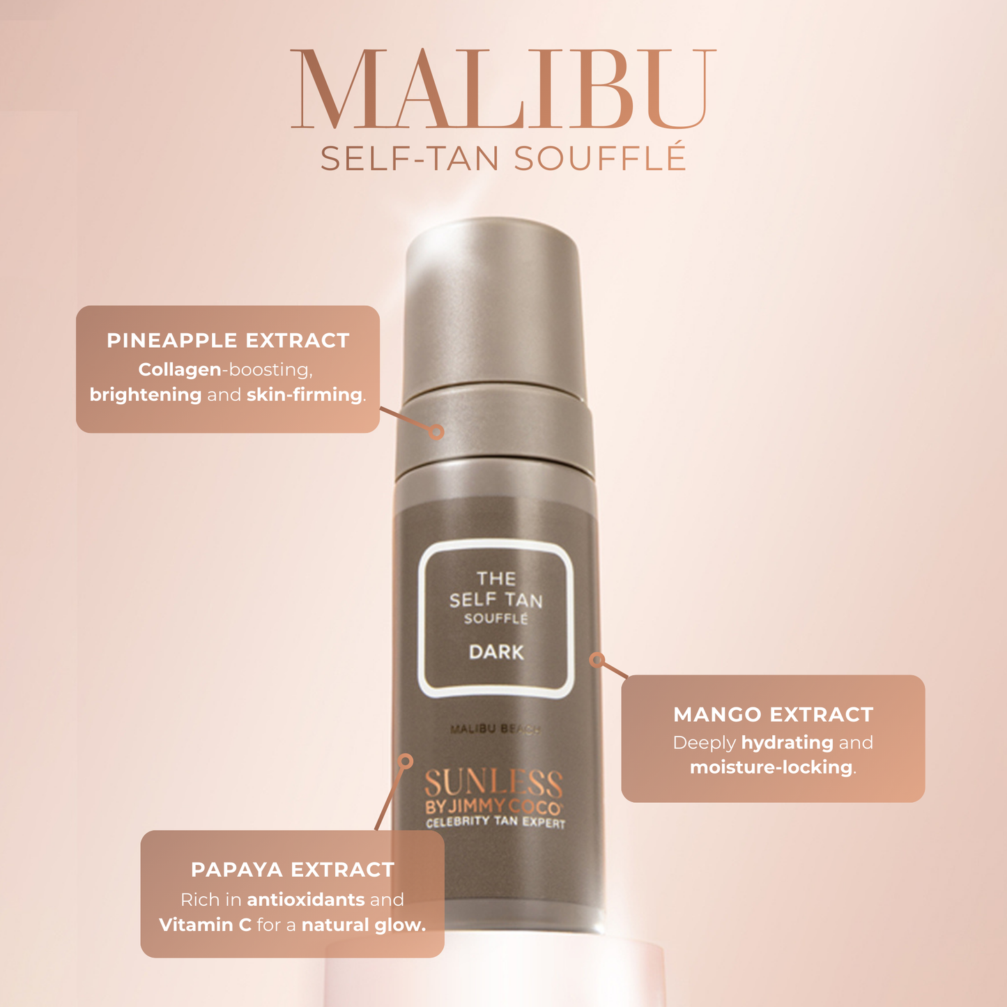 Tinted Tan Soufflé Malibu Beach- Dark