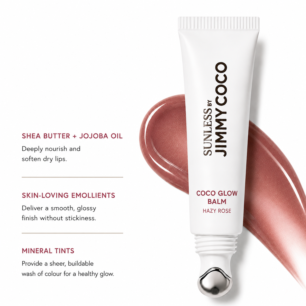 NEW Tinted Lip balm- Hazy Rose