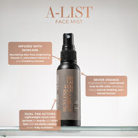 NEW - The A-List Face Tanning Mist