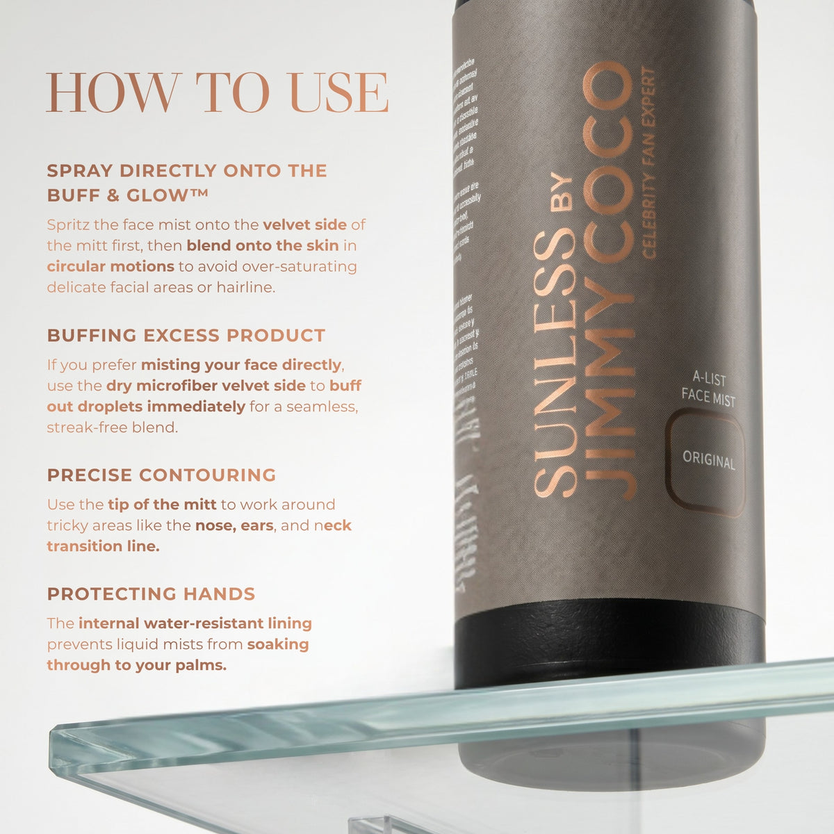 NEW - The A-List Face Tanning Mist