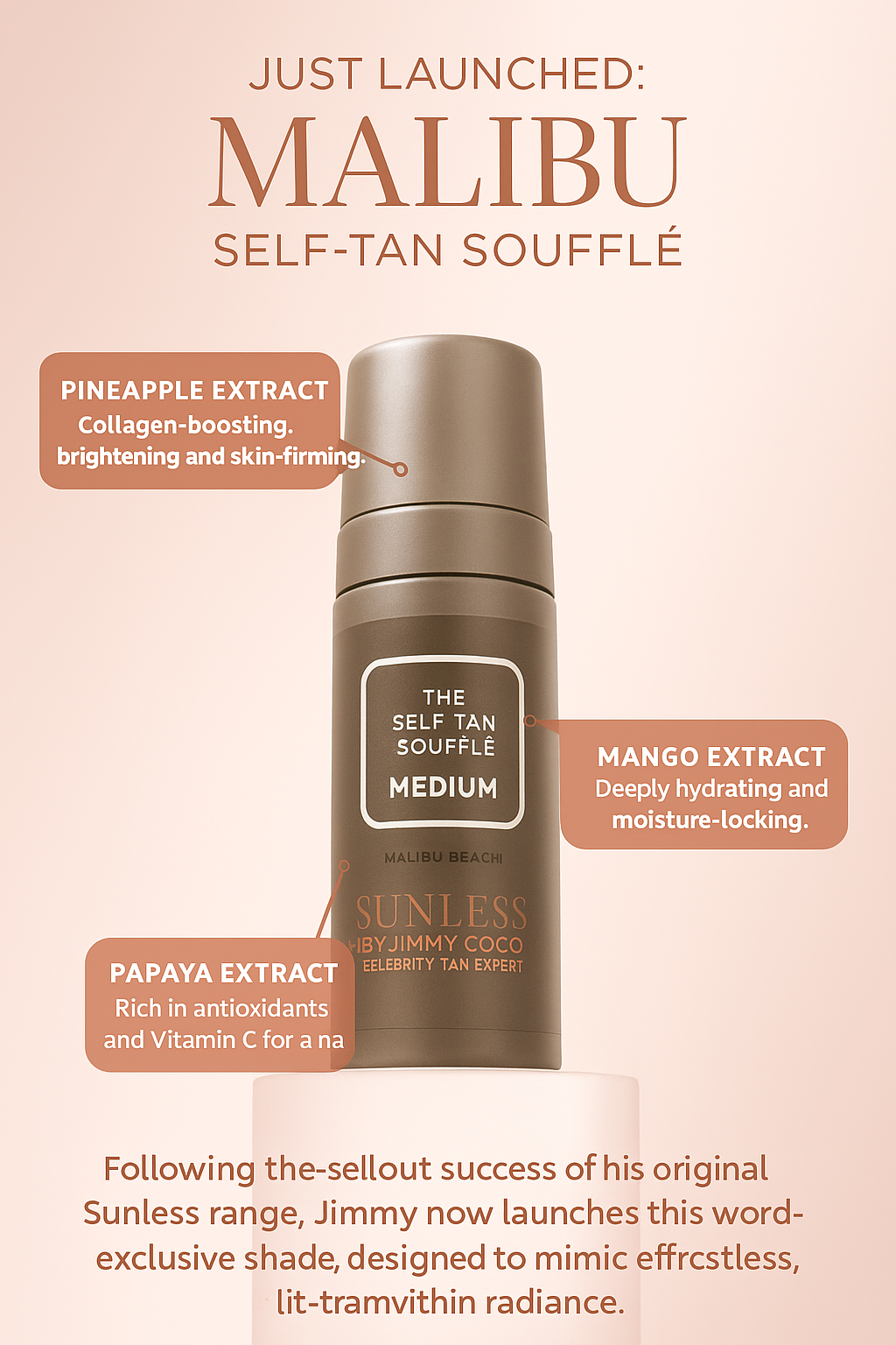 Bronzed Goddess: Malibu beach Medium