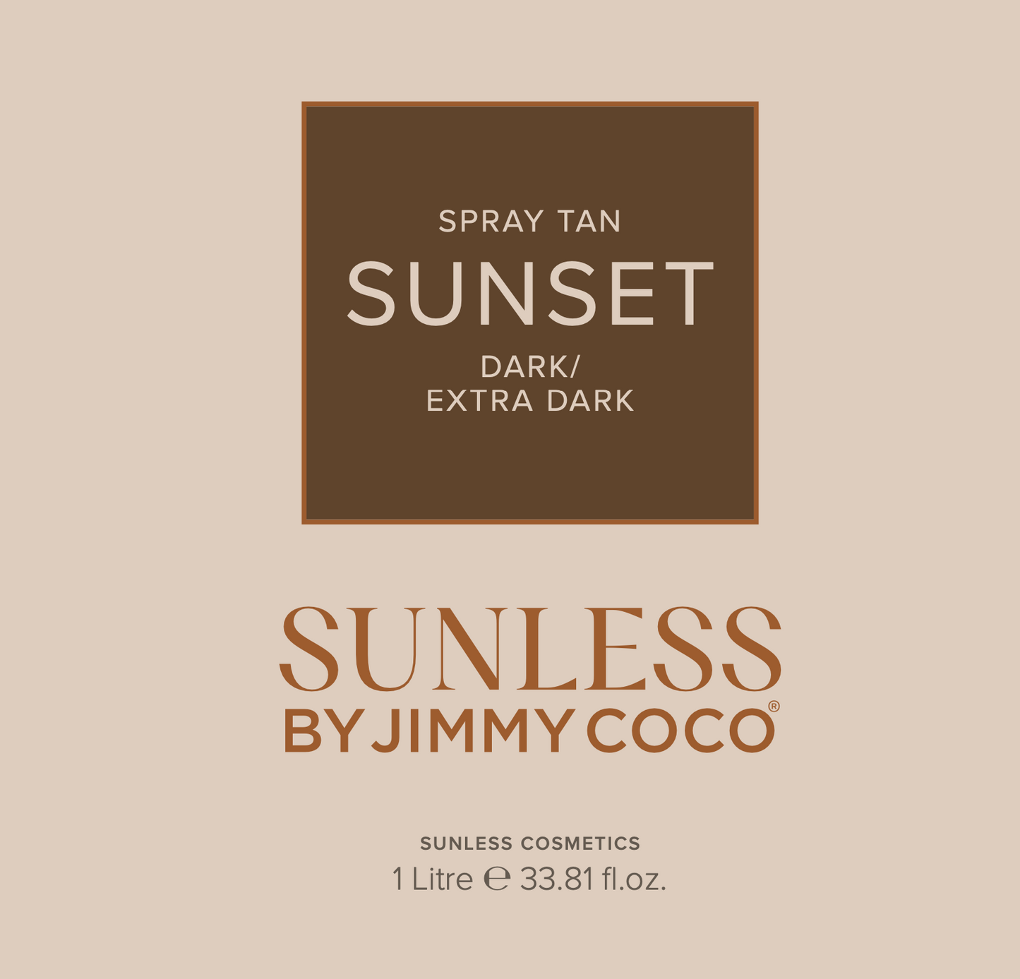 Sunset  1 Ltr professional Spray Dark/ Extra Dark